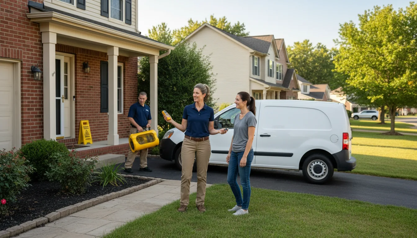 Residential water damage restoration in Winfield, TN